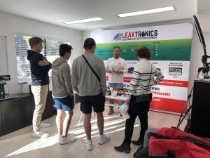 Pepperdine University Engineering Students Visit LeakTronics