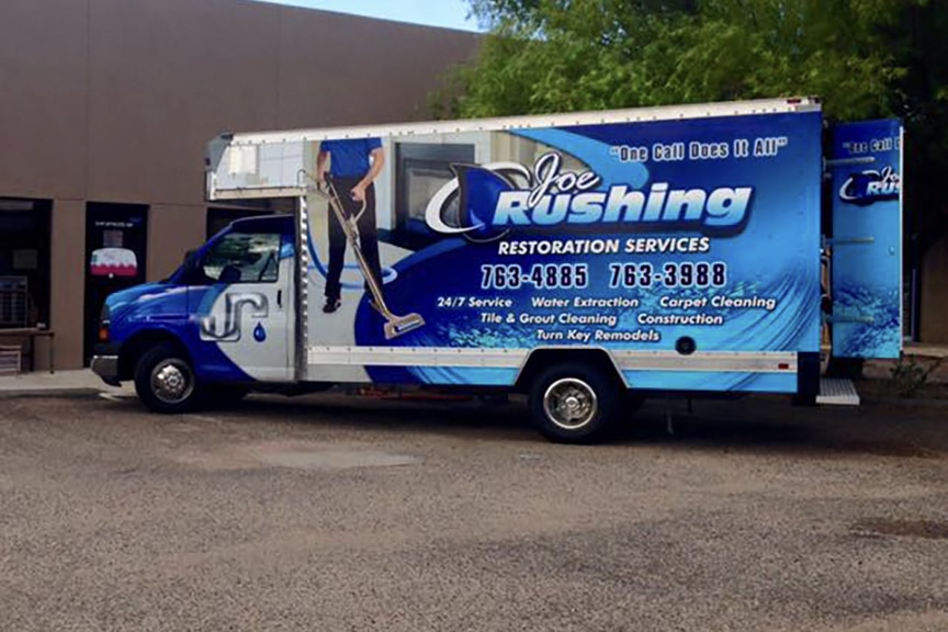 Joe Rushing Plumbing Truck