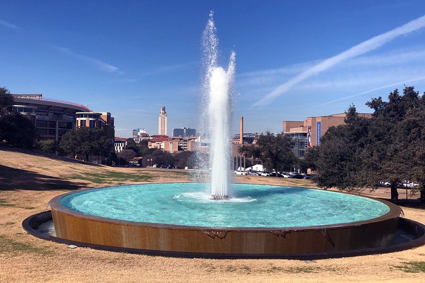 LBJ Memorial Fountain Leak Detection and Consulting