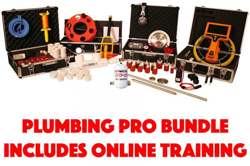 The complete plumbing leak detection equipment package with training.