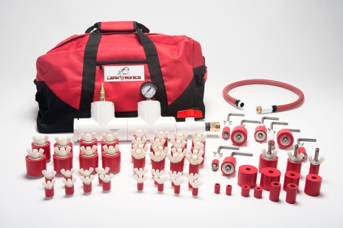 Universal Test Plug Kit for leak detection by LeakTronics - Pressure Rigs